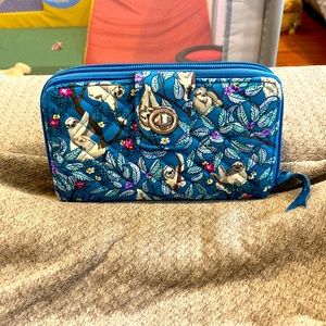 Vera Bradley RFID turn lock wallet